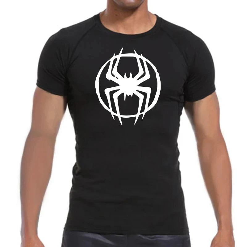T-Shirt de Compression Manche Courte Spiderman Miles Morales